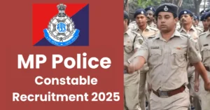 MPESB Police Constable Recruitment 2025 Apply Online