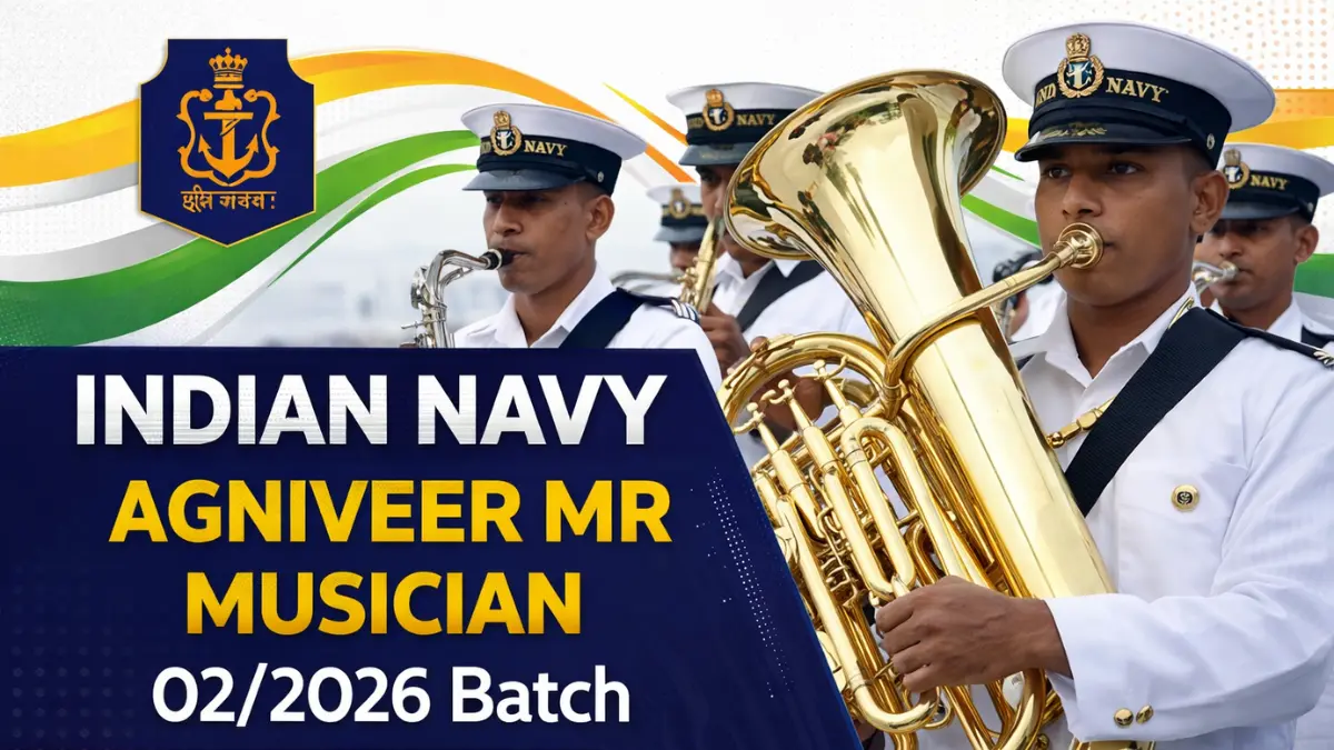 Indian Navy Agniveer MR Musician 02/2026 Batch Online Form